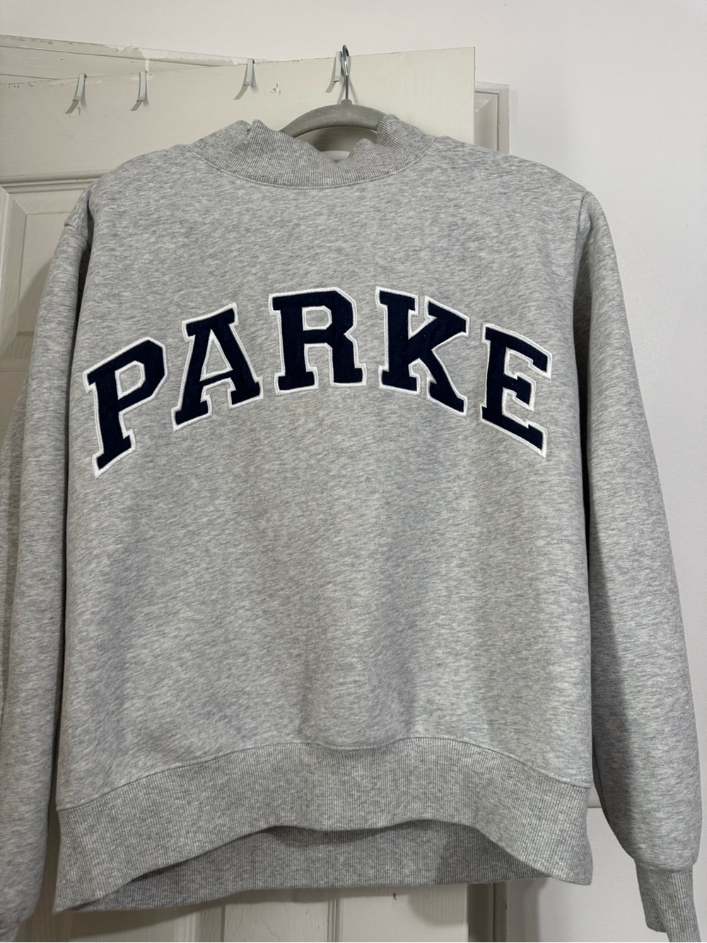 Parke grey and denim mockneck!